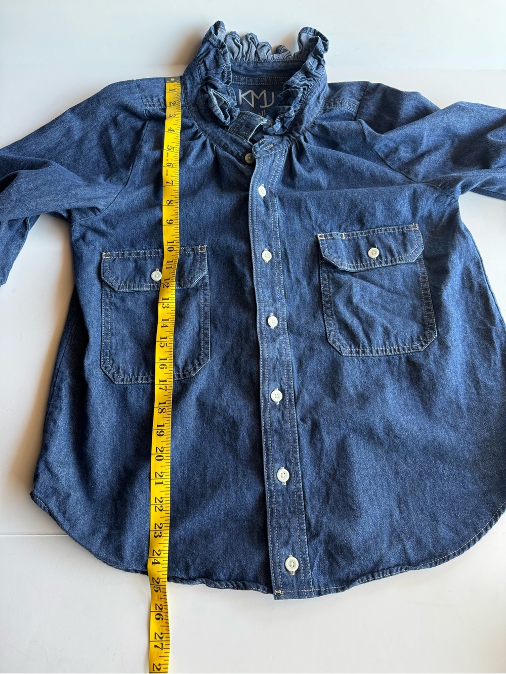 KMJ Kate McHale Jensen Denim Southern Lover Shirt Size S - Picture 6 of 8